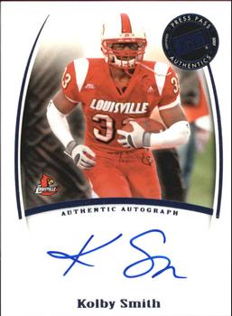 2007 Press Pass Legends - Autographs #NNO Kolby Smith Front
