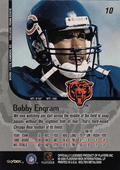 1999 SkyBox Molten Metal #10 Bobby Engram Back