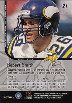 1999 SkyBox Molten Metal #21 Robert Smith Back