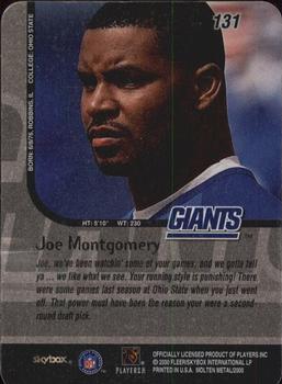 1999 SkyBox Molten Metal #131 Joe Montgomery Back