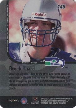 1999 SkyBox Molten Metal #140 Brock Huard Back