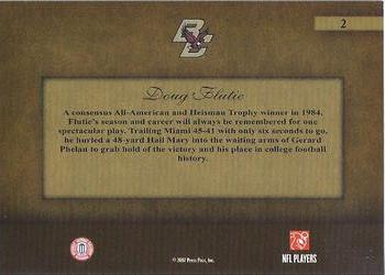 2007 Press Pass Legends - Legendary Legacy #2 Doug Flutie Back