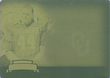 2007 Press Pass Legends - Legendary Legacy Printing Plates Yellow #15 Brian Bosworth Front