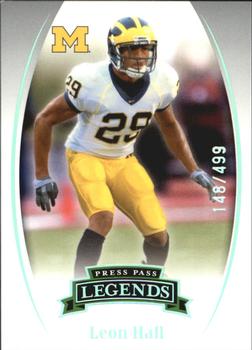 2007 Press Pass Legends - Silver #S-36 Leon Hall Front