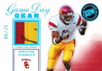 2007 Press Pass SE - Game Day Gear Jerseys Holofoil Platinum #GDG-DJ Dwayne Jarrett Front