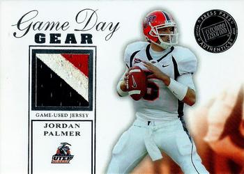 2007 Press Pass SE - Game Day Gear Jerseys Silver #GDG-JP Jordan Palmer Front