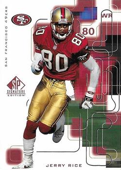 1999 SP Signature #110 Jerry Rice Front