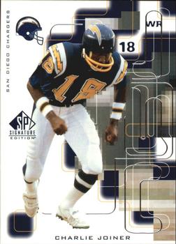 1999 SP Signature #142 Charlie Joiner Front