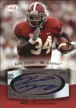 2007 SAGE - Autographs Red #A13 Ken Darby Front