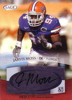 2007 SAGE - Autographs Red #A37 Jarvis Moss Front