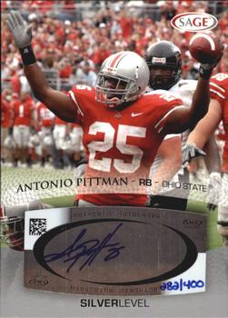 2007 SAGE - Autographs Silver #A42 Antonio Pittman Front