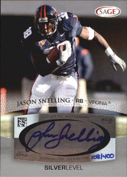 2007 SAGE - Autographs Silver #A51 Jason Snelling Front