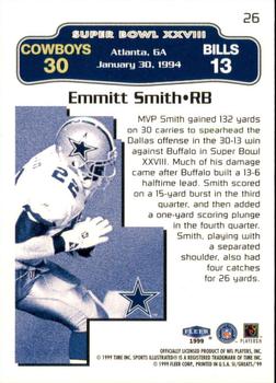 1999 Sports Illustrated #26 Emmitt Smith Back
