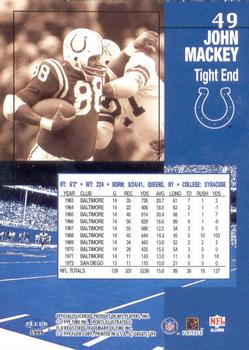 1999 Sports Illustrated #49 John Mackey Back