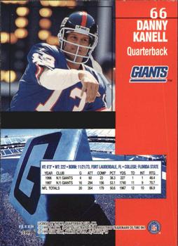 1999 Sports Illustrated #66 Danny Kanell Back