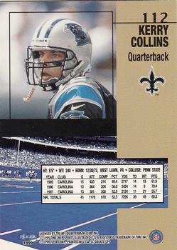 1999 Sports Illustrated #112 Kerry Collins Back