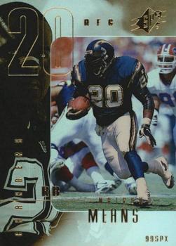 1999 SPx #74 Natrone Means Front