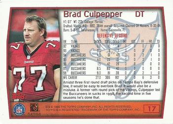 1999 Topps #17 Brad Culpepper Back