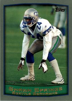 1999 Topps #302 Shawn Springs Front