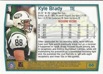 1999 Topps Chrome #66 Kyle Brady Back
