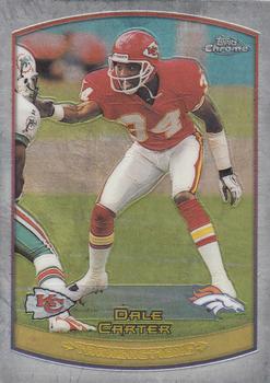 1999 Topps Chrome #71 Dale Carter Front