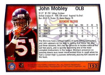 1999 Topps - Topps Collection #152 John Mobley Back