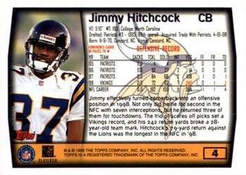 1999 Topps - Topps Collection #4 Jimmy Hitchcock Back