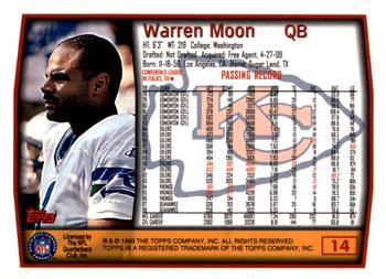 1999 Topps - Topps Collection #14 Warren Moon Back
