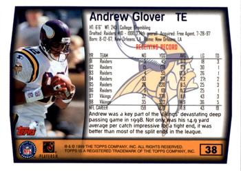 1999 Topps - Topps Collection #38 Andrew Glover Back