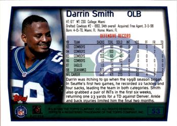 1999 Topps - Topps Collection #53 Darrin Smith Back