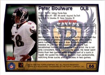 1999 Topps - Topps Collection #66 Peter Boulware Back