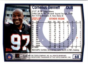 1999 Topps - Topps Collection #68 Cornelius Bennett Back