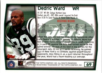 1999 Topps - Topps Collection #69 Dedric Ward Back