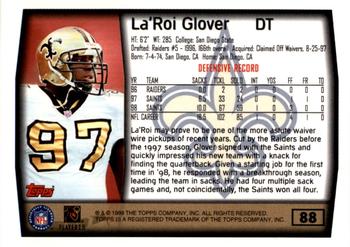 1999 Topps - Topps Collection #88 La'Roi Glover Back