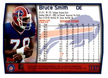 1999 Topps - Topps Collection #127 Bruce Smith Back