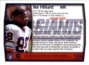 1999 Topps - Topps Collection #149 Ike Hilliard Back