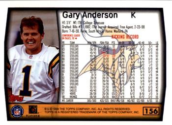 1999 Topps - Topps Collection #156 Gary Anderson Back