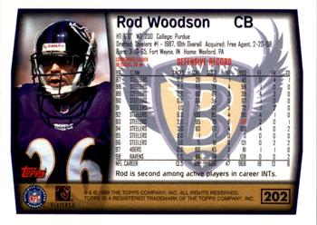 1999 Topps - Topps Collection #202 Rod Woodson Back