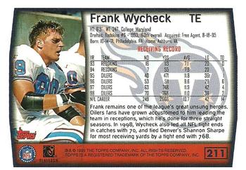 1999 Topps - Topps Collection #211 Frank Wycheck Back