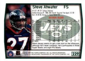 1999 Topps - Topps Collection #229 Steve Atwater Back