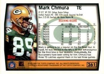 1999 Topps - Topps Collection #261 Mark Chmura Back