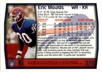1999 Topps - Topps Collection #270 Eric Moulds Back