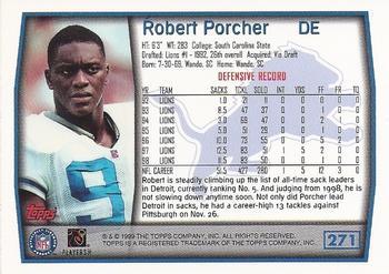 1999 Topps - Topps Collection #271 Robert Porcher Back