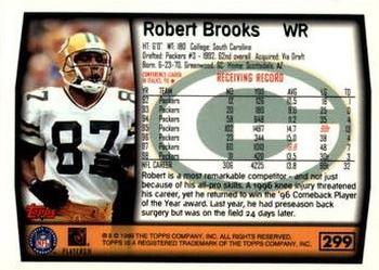 1999 Topps - Topps Collection #299 Robert Brooks Back