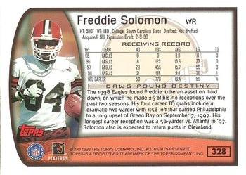 1999 Topps - Topps Collection #328 Freddie Solomon Back