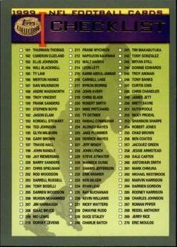 1999 Topps - Topps Collection #357 Checklist: 181-357 Front