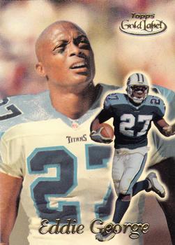 1999 Topps Gold Label #12 Eddie George Front