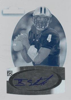 2007 SAGE Decadence - Retro Autographs Printing Plates Cyan #A42 Isaiah Stanback Front