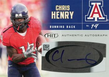 2007 SAGE HIT - Autographs #A9 Chris Henry Front