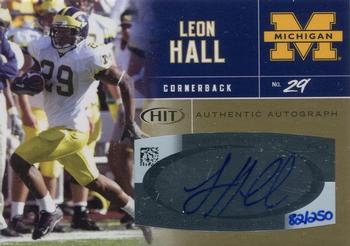 2007 SAGE HIT - Autographs Gold #A29 Leon Hall Front